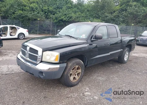 2005 Dodge Dakota Quad Slt из США, поврежденный, VIN 1D7HW48N25S236160